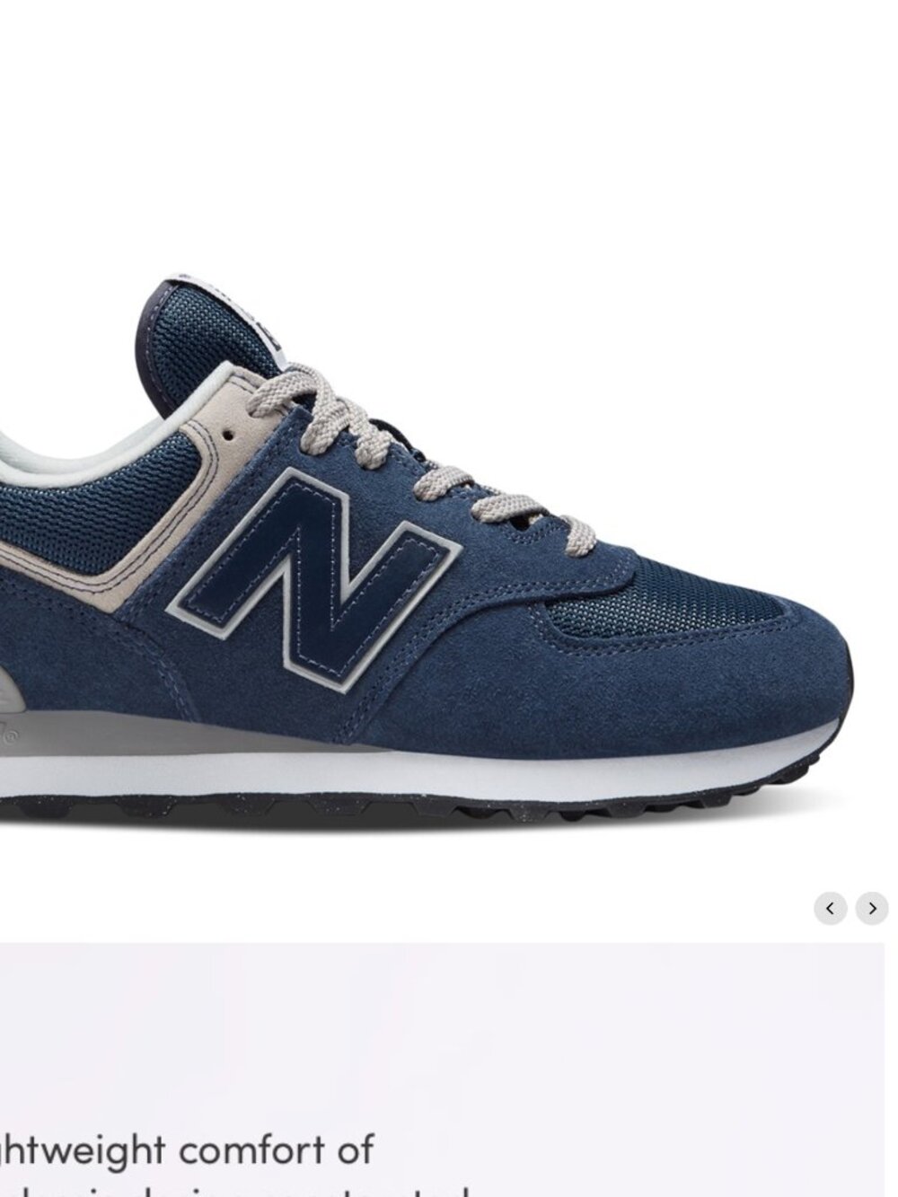 New Balance 574 Marine Colourway M7/W9 (more like 6.5/8.5 per NB sizing)
